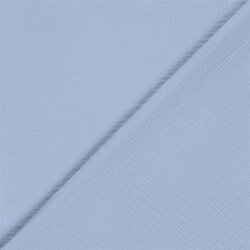 Musselin Uni *Marie* - hellblau