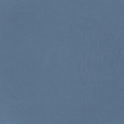 Musselin Uni *Marie* - jeansblau