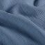 Musselin Uni *Marie* - jeansblau