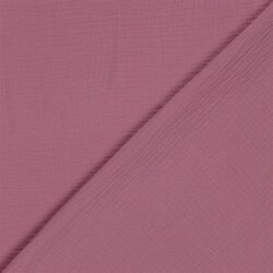 Musselin Uni *Marie* - antik pink