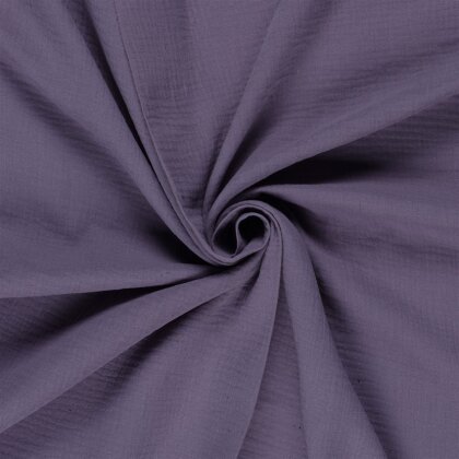 Musselin Uni *Marie* - violett