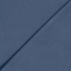 Musselin Uni *Marie* - indigo