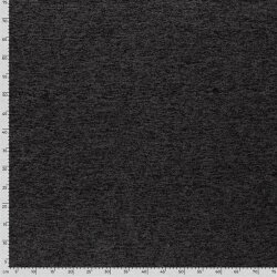 Strickfleece *Marie* Uni - meliert anthrazit