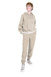 Wintersweat *Marie* angeraut schwere Qualität - beige