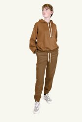 Wintersweat *Marie* angeraut schwere Qualität - karamell