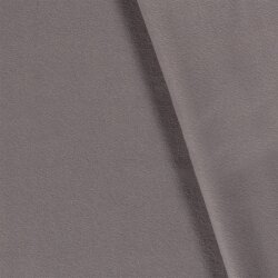 Baumwollfleece *Marie* - graphitgrau