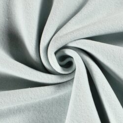 Baumwollfleece *Marie* - eisblau
