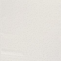 Musselin verstreute Goldtupfen –- creme