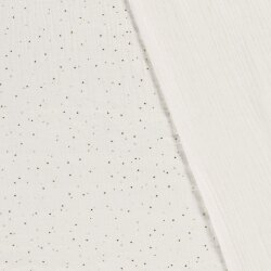 Musselin verstreute Goldtupfen –- creme