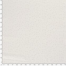 Musselin verstreute Goldtupfen –- creme