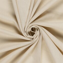 Viskose Leinen Mix Uni – softbeige