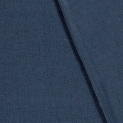 Viskose Leinen Slub Uni - indigo