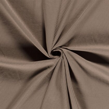 Waffeljersey *Marie* - soft taupe