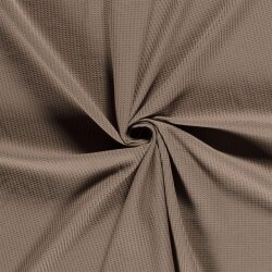 Waffeljersey *Marie* - soft taupe