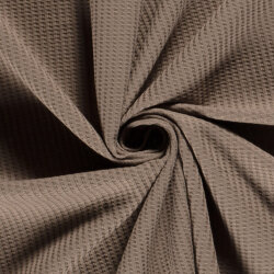 Waffeljersey *Marie* - soft taupe