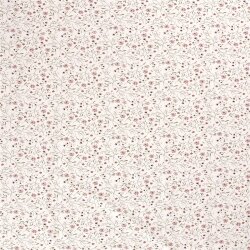 Baumwolljersey zarte Blumenranken creme