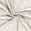 Baumwolljersey zarte Blumenranken creme