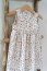 Baumwolljersey zarte Blumenranken creme