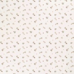 Baumwolljersey Frühlingsstrauss- creme