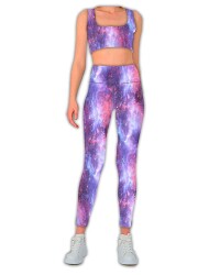 Funktionsjersey Sportswear Digital Galaxie - lavendel