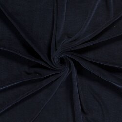 Samt_Feincordjersey - dunkelblau