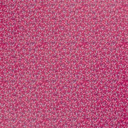 Baumwollpopeline bunte Lichterkette - fuchsia