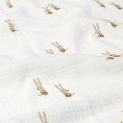 Musselin süsse Hasen - creme