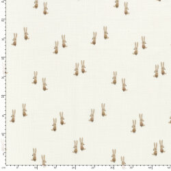 Musselin süsse Hasen - creme