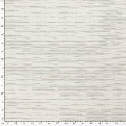 Baumwolljersey Kritzelstreifen - creme