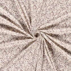 Baumwolljersey Blumenland - creme
