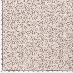 Baumwolljersey Blumenland - creme