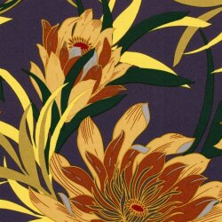 Viskose Jersey magische Blüte - lila
