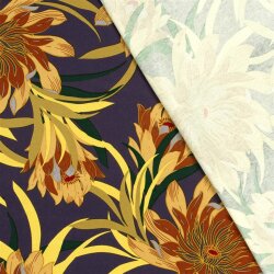 Viskose Jersey magische Blüte - lila