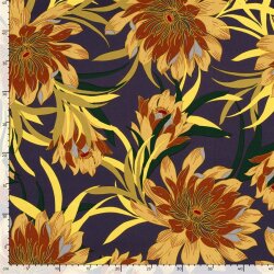 Viskose Jersey magische Blüte - lila