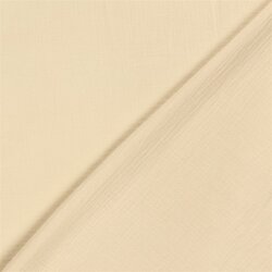 Musselin Uni *Gaby* Bio~Organic - hellbeige