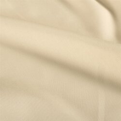Baumwollpopeline Uni *Gaby* Bio~Organic - hellbeige