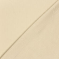 Baumwollpopeline Uni *Gaby* Bio~Organic - hellbeige