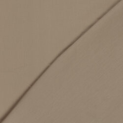 Baumwollpopeline Uni *Gaby* Bio~Organic - beigegrau