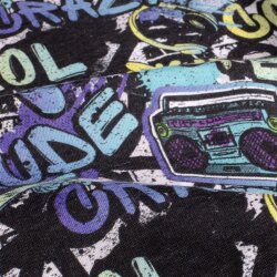 Wintersweat Digital Graffiti - schwarz
