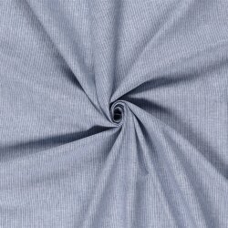 Leinen Chambray Mini Streifen Melange - indigo
