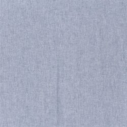 Leinen Chambray Mini Streifen Melange - indigo