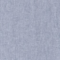Leinen Chambray Mini Streifen Melange - indigo