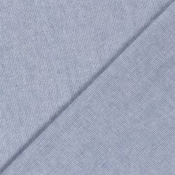 Leinen Chambray Mini Streifen Melange - indigo