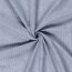 Leinen Chambray Mini Streifen Melange - indigo
