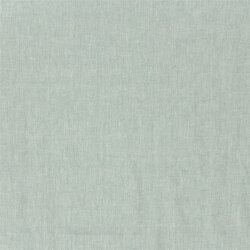 Leinen Chambray Fischgräte Melange - antikgrün