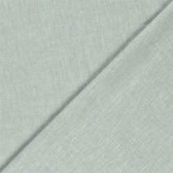 Leinen Chambray Fischgräte Melange - antikgrün