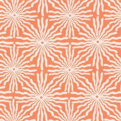 Baumwoll Viskose Mix Leinenoptik Sonnen - orange