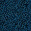 Polyesterjersey Köper Leo - indigo