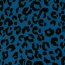 Polyesterjersey Köper Leo - indigo