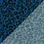 Polyesterjersey Köper Leo - indigo